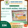 🌴 Kẹo Dừa Trái Cây Sấy – Hương Vị Quê Mới Lạ Từ Nam Bộ