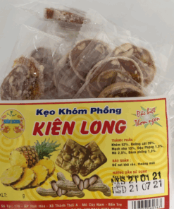 Kẹo Khóm Phồng Kiên Long – Ngọt lành vị dứa miệt vườn