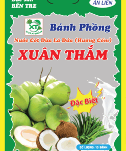 Bánh Phồng Sữa Lá Dứa Xuân Thắm – Ngọt Ngào Hương Quê Bến Tre