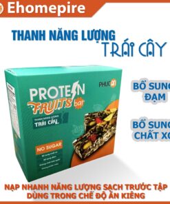 Đồ Ăn Vặt Lành Mạnh – Thanh Gạo Lứt Trái Cây & Protein Phúc An – Tiện Lợi Mọi Lúc
