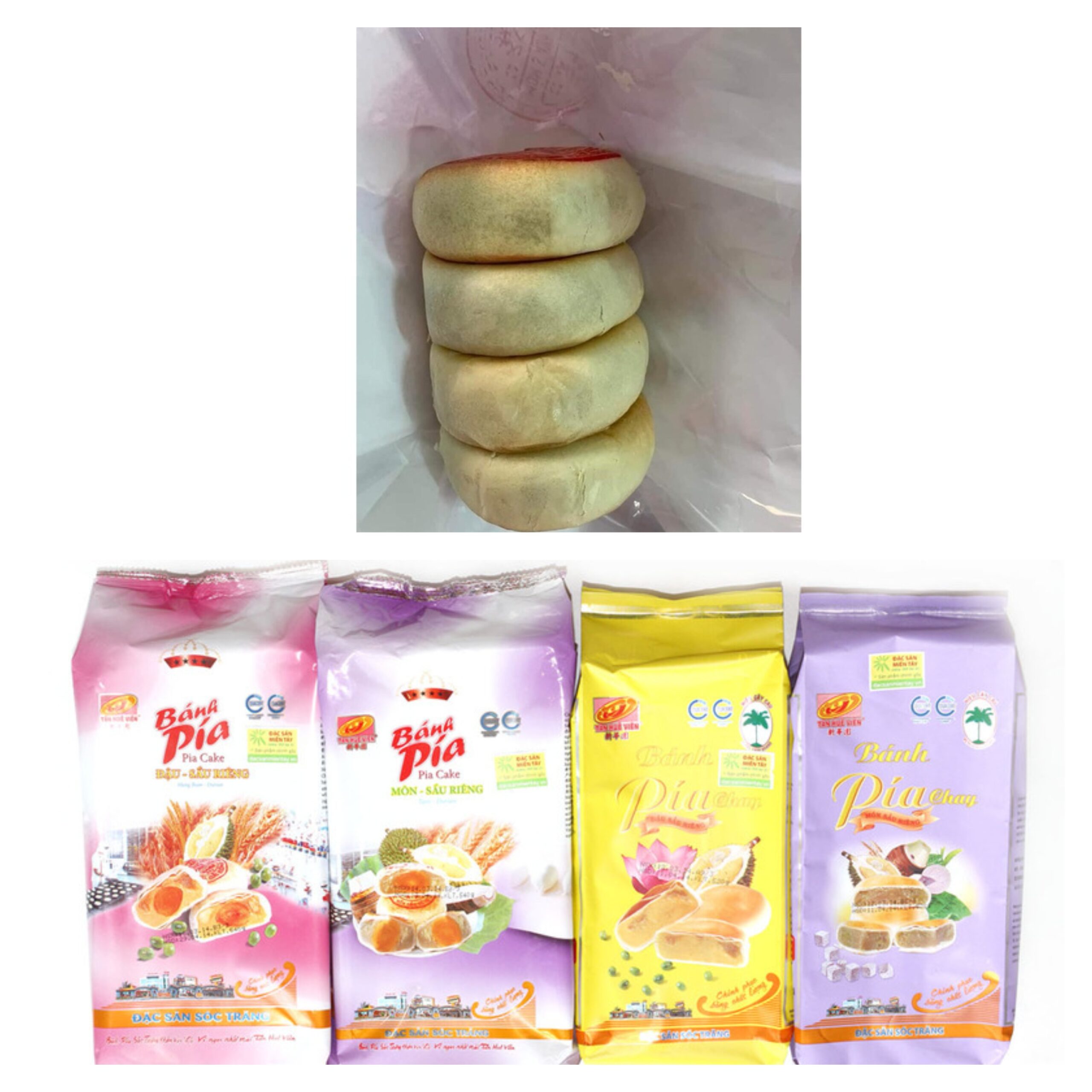 So sánh bánh pía du lịch và bánh pía truyền thống Sóc Trăng – hai phong cách cùng một linh hồn.