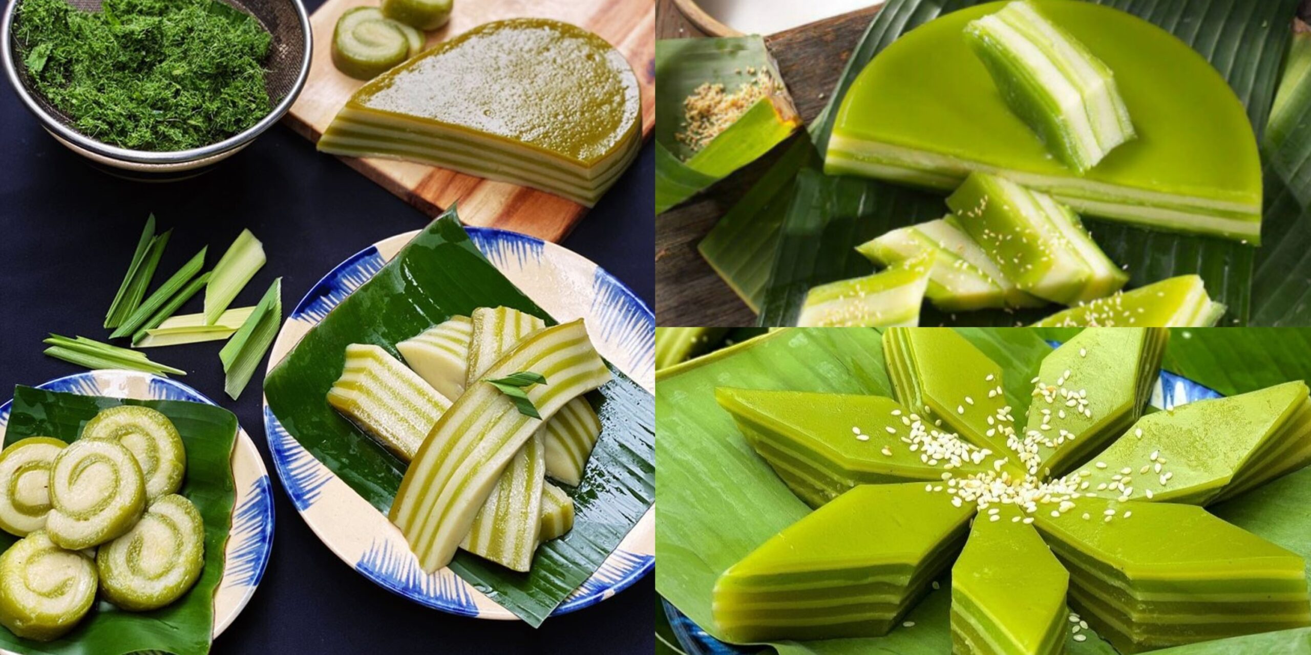 Bánh da lợn miền Tây nhiều lớp xanh vàng, đặc sản dân dã miền Tây