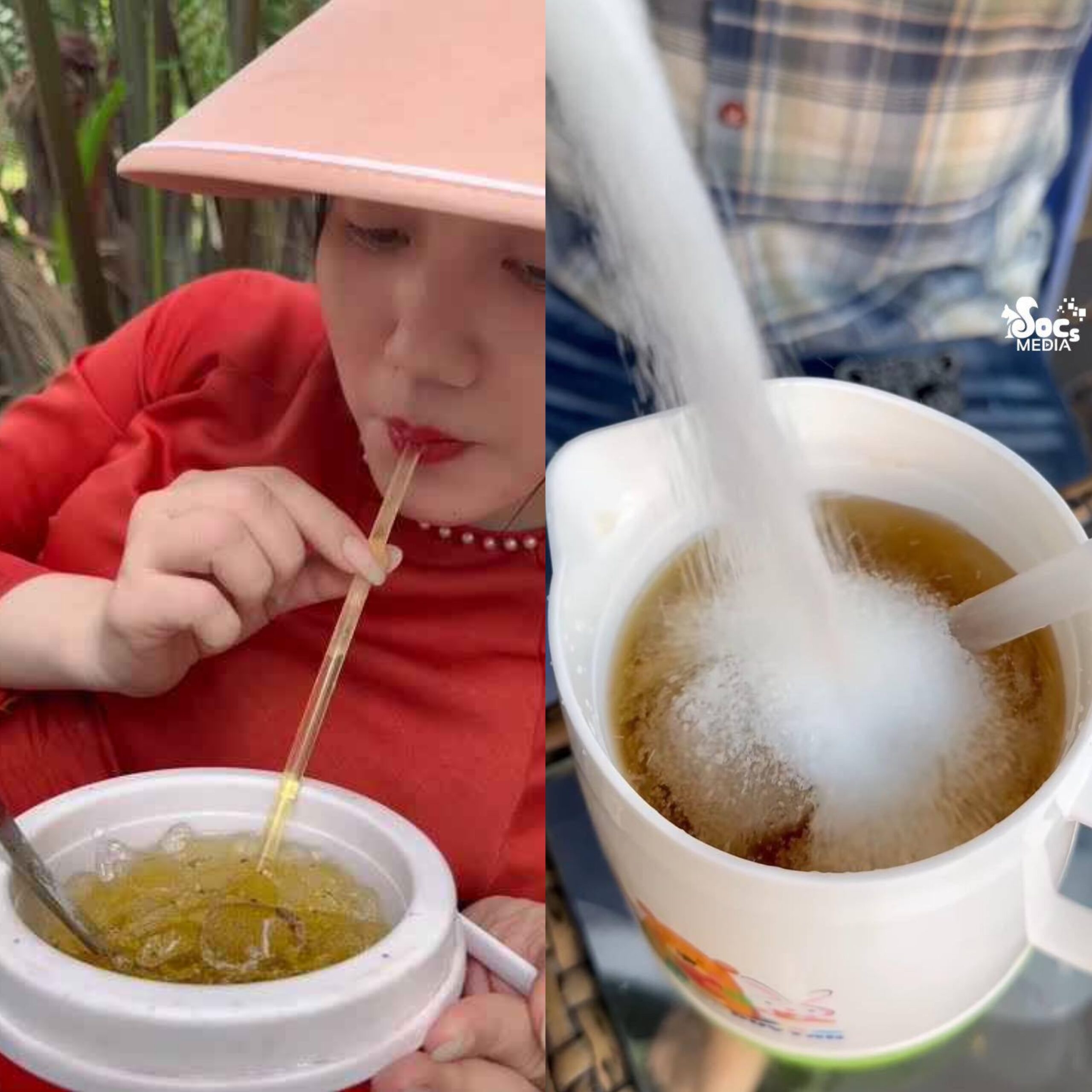 nguoi tre uong tra duong giai toa stress nhe nhang