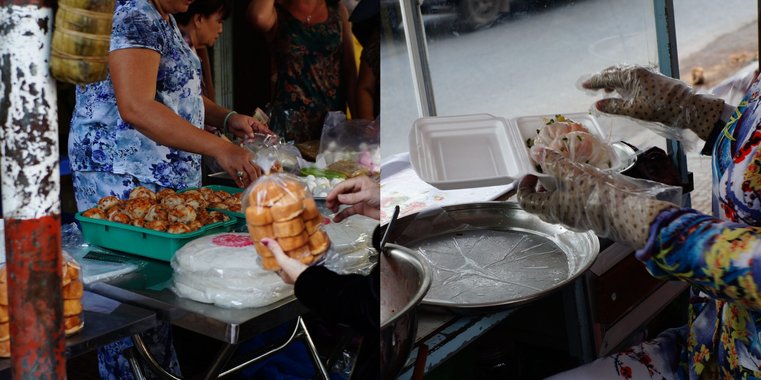 cho banh cu cai tieu o cho bac lieu luc sang som