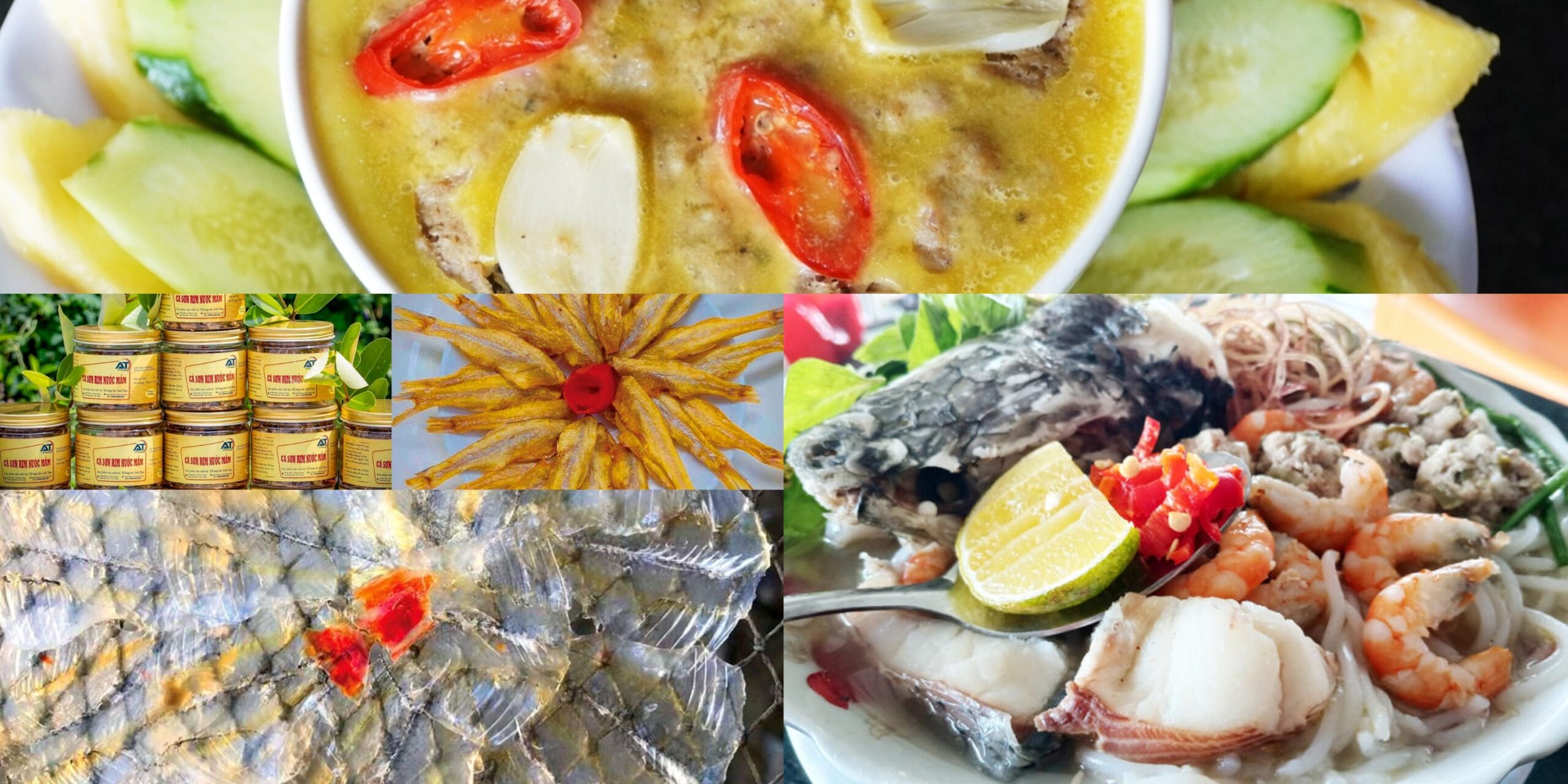 Các món ngon từ cá sơn.