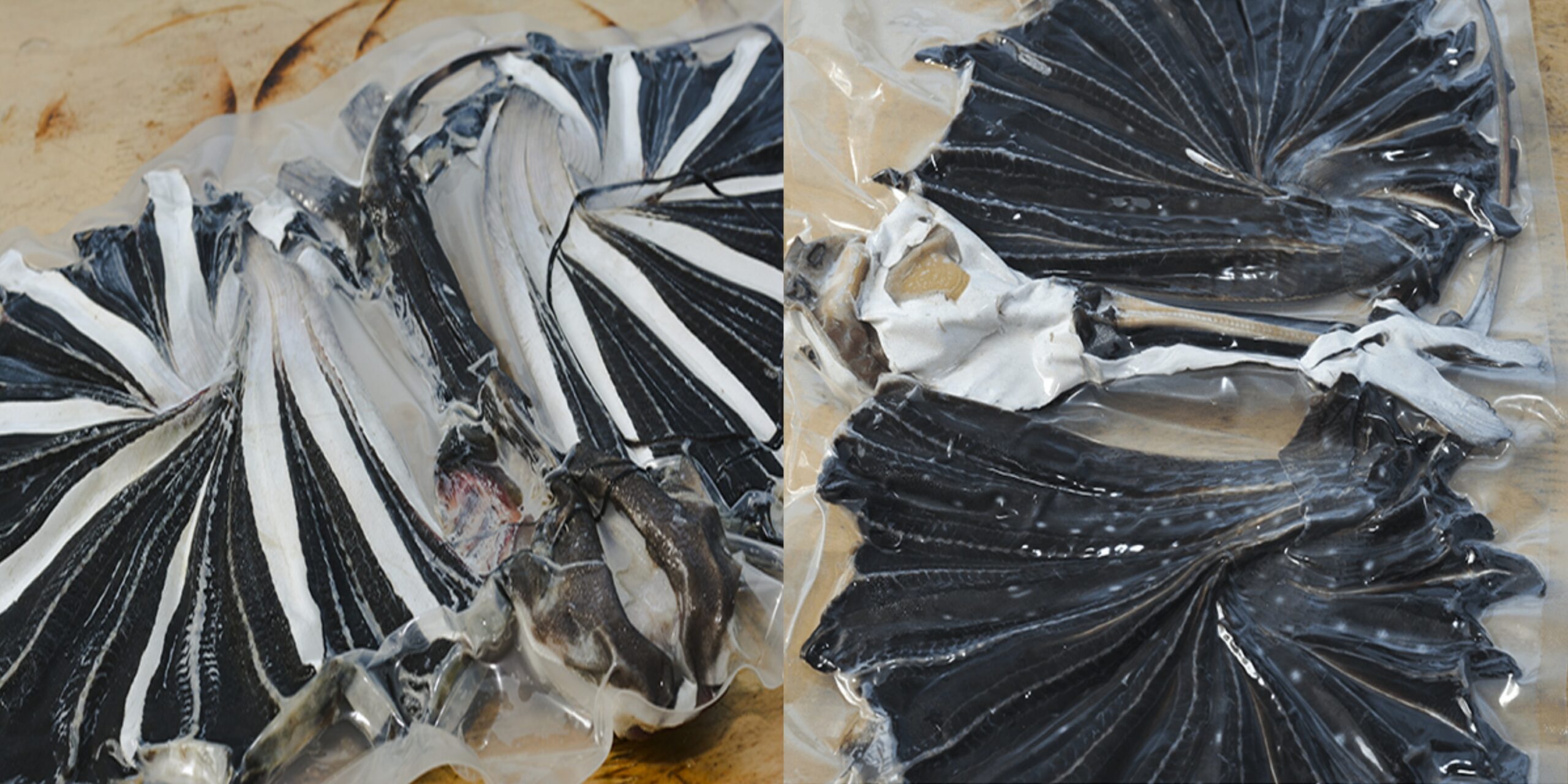 Khô hắc cấy màu đen, thịt dẻo thơm đặc sản Tiền Giang.