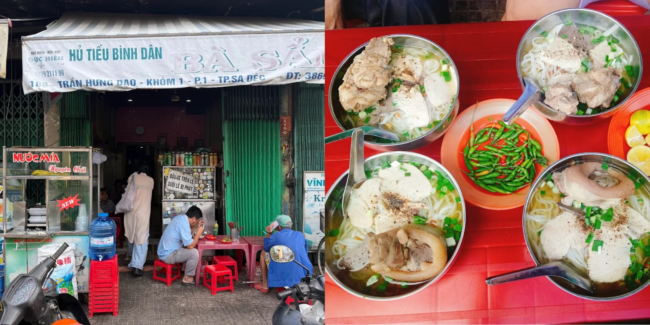 hủ tiếu Bà Sẩm Sa Đéc gần Công viên Sa Đéc