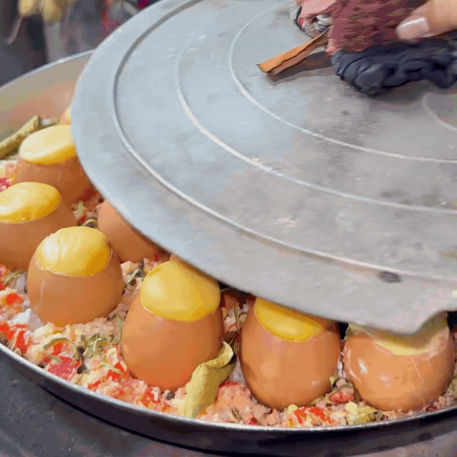 trung ga nuong muoi ot mien tay