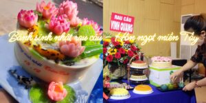 bánh sinh nhật rau câu đặc sản miền Tây