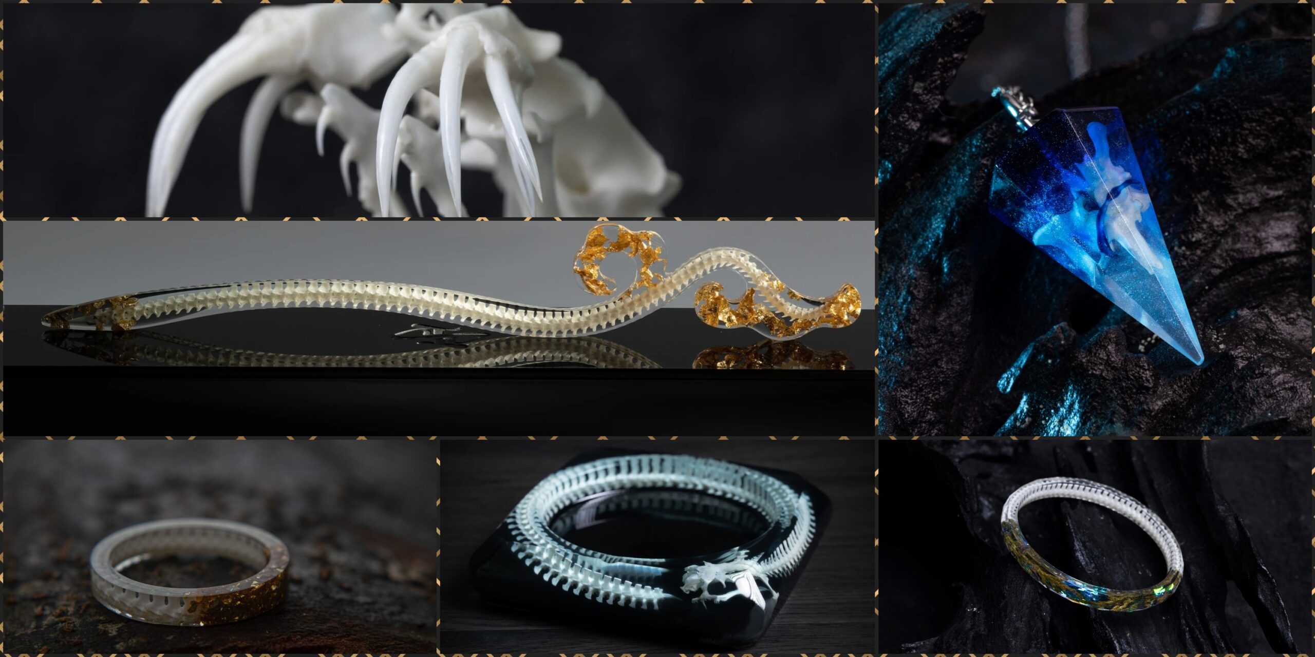 ý nghĩa trang sức xương rắn thủ công