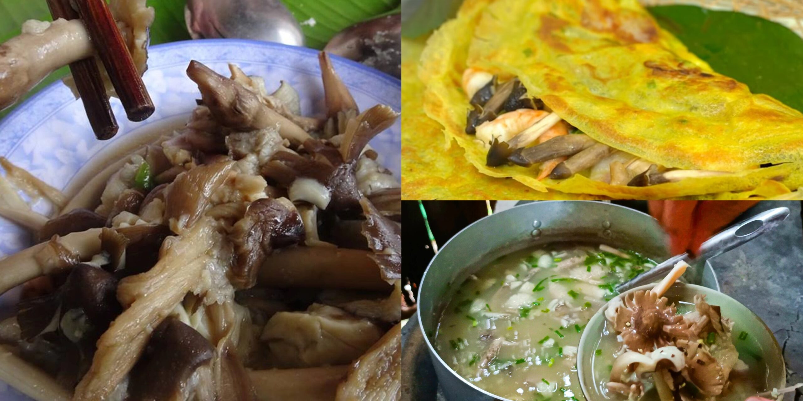 nấm mối xào đặc sản miền Tây