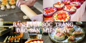 bánh pía Sóc Trăng đặc sản miền Tây nhiều lớp nhân sầu riêng trứng muối